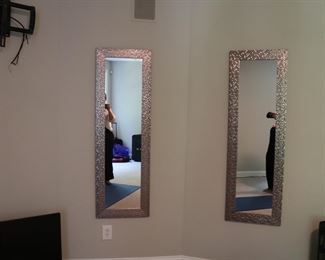 4 Long Framed Mirrors 