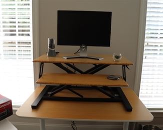 Desk Top  To make any desk into a standing or sitting desk