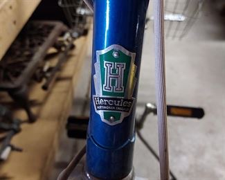 Detail, Vintage AMF Hercules 3 speed bike