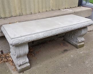 Concrete bench