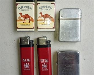 Vintage cigarette collectables