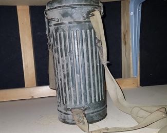WW2 German gas mask canister (no mask)