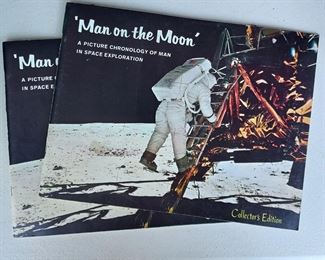 Rare! Vintage "Man on the Moon" paperback books