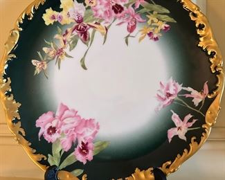 Gold Rim China  Hand Painted