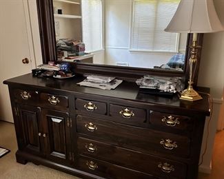 Vintage Dresser and Mirror Boho