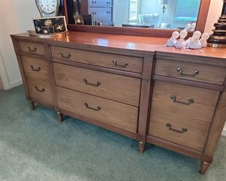 Century Dresser and Mirror