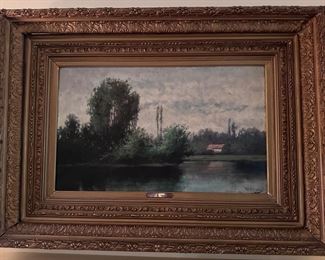 Oil on Canvas - William Henry Hilliard
(American, 1836-1905). Signed 