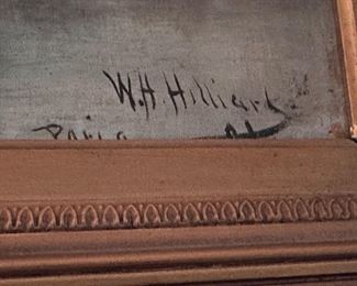 Oil on Canvas - William Henry Hilliard
(American, 1836-1905). Signed 