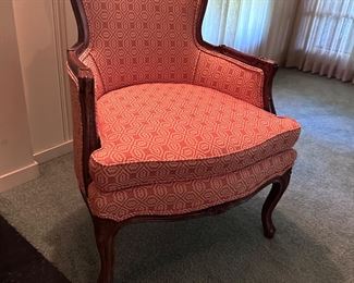 Antique French Carved armchair Parlor Chair 