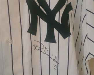 NY Yankees Ron Guidry signed jersey