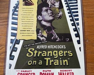 Strangers on a Train movie poster 
