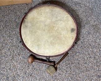 Lot 154   4 Bid(s)
Vintage Drum - 18"