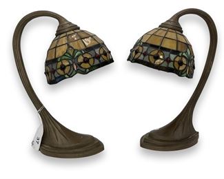 leaded glass lamps