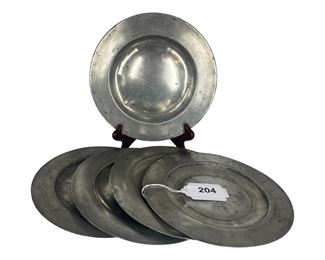antique pewter plates