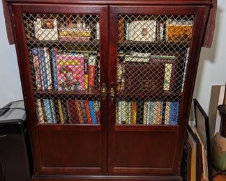 "Caged" Bookcase