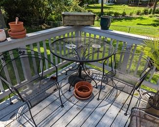 Wrought Iron Patio Set