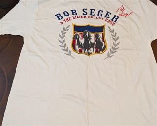 Bob Seger Autographed T-Shirt