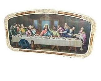 Lot 32   1 Bid(s)
Vintage Art Deco Last Supper Print