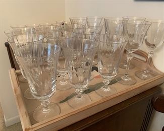 Oneida “Fedora” iced tea glasses