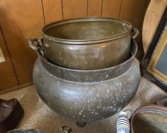 Brass pots
