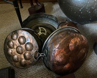 Copper pots
