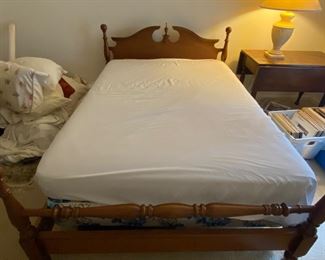 Full cherry bed frame only