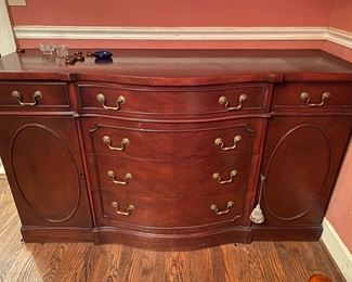 Mahogany buffet