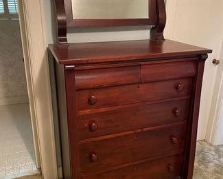 Empire chest and mirror