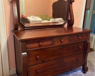 Empire dresser with mirror
