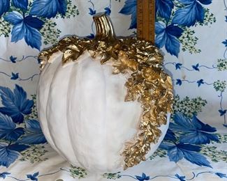 12 Inch Decorative Pumpkin Composite $8.00