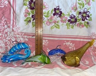 4 Aquatic Paperweights $22.00 for all 