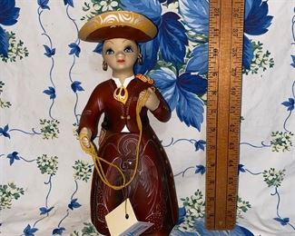 NaVarro Pottery Girl (has a small chip on hat, see next photo) $15.00