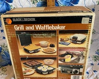 Black and Decker Grill and Wafflebaker Used $12.00