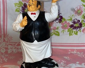 12 inch Chef carrying bread. $8.00
