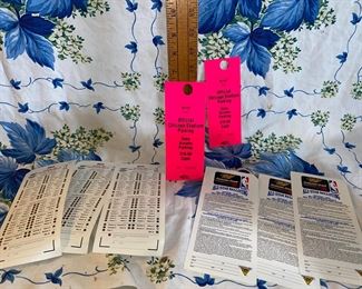 Bulls Parking Tickets and All Star Ballots $8.00 all 