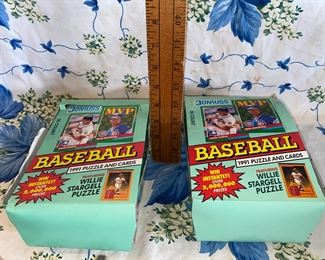 2 Boxes of Donruss Baseball 1991 Puzzle and Cards Open Packs $8.00 ALL