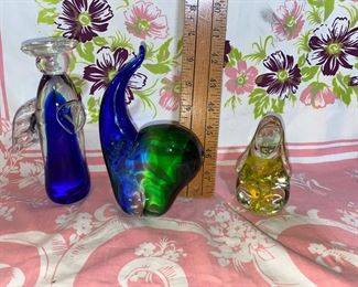 Angel, Dog and Whale Paperweights $20.00