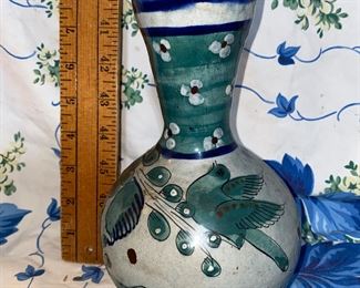 8 Inches Tall Mexico Bird Vase $10.00