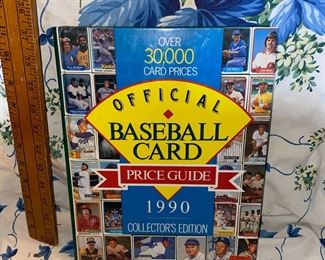 Official Baseball Card Price Guide 1990 $3.00