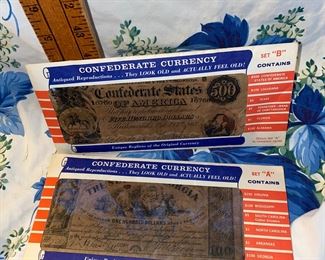 Replica Confederate Currency $8.00 both 