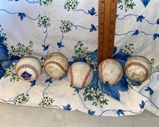 5 Major League Baseballs $5.00