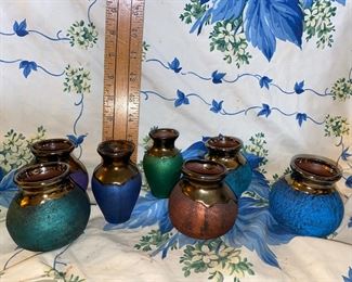 7 Mini Vases $14.00