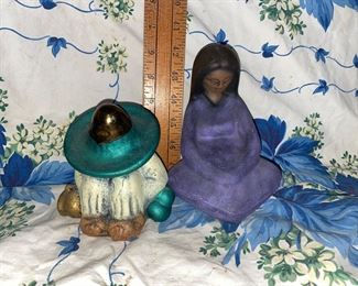 Mexican Pottery Man and Woman $6.00