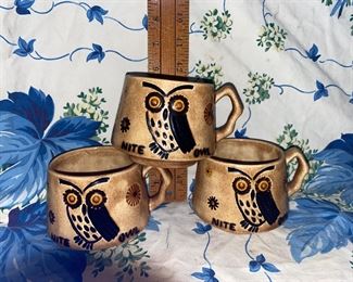 3 Nite Owl Mugs $6.00