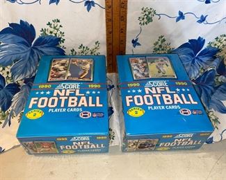 1990 Score NFL Football Player Cards SEALED $12.00 for both 