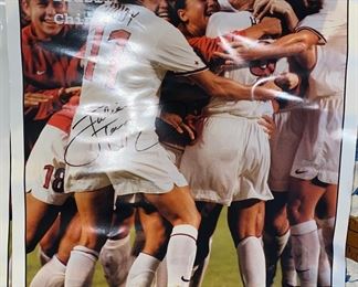 Womans Soccer Autographed Poster 22X13 $10.00 