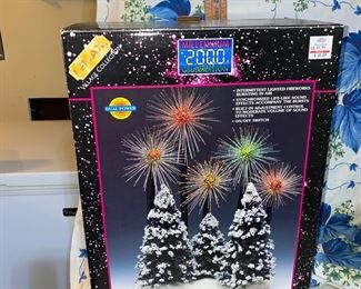 Lemax Millennium 2000 Celebration Fireworks $28.00