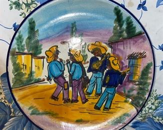 11 inch Mexican Hand Painted Plate $6.00