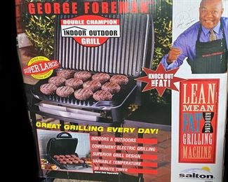 NEW George Foreman Grill With Stand, See next Photo $40.00