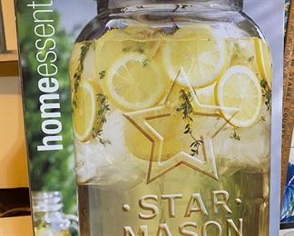 Home Essentials Star Mason Beverage Dispenser $16.00 NEW